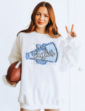 Load image into Gallery viewer, Seersucker Megaphone And Bow Customized DROPDOWN DTF TRANSFER BIA