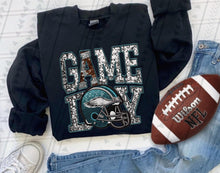 Load image into Gallery viewer, Game Day Team Helmet Faux Embroidery DROPDOWN TRANSFER TGG