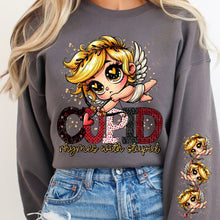 Load image into Gallery viewer, Cupid Rhymes With Stupid SLEEVE OPTION TRANSFER DWS
