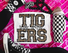 Load image into Gallery viewer, We Are Faux Embroidery Leopard Mascot DROPDOWN TRANSFER CAP