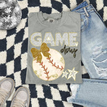 Load image into Gallery viewer, Dalmatian Game Day Baseball With Bow DROPDOWN TRANSFER CAP FEB