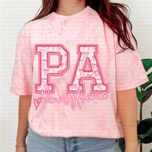 Load image into Gallery viewer, Pink Coquette Bow Heart State(all 50 states available) TRANSFER ECHT MAR