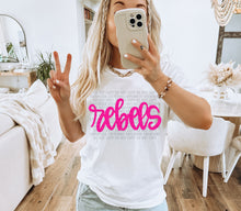 Load image into Gallery viewer, Pink Handlettering Mascot Dropdown TRANSFER CAP FEB 25
