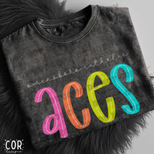 Load image into Gallery viewer, Neon Bright Line Ace DROPDOWN TRANSFER COR