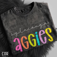 Load image into Gallery viewer, Neon Bright Line Aggies DROPDOWN TRANSFER COR