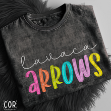 Load image into Gallery viewer, Neon Bright Line Arrows DROPDOWN TRANSFER COR