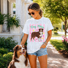 Load image into Gallery viewer, Dog Mom Wavy Pink Stripes Breed DROPDOWN TRANSFER UAC 26