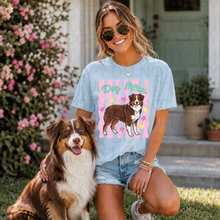 Load image into Gallery viewer, Dog Mom Wavy Pink Stripes Breed DROPDOWN TRANSFER UAC 26