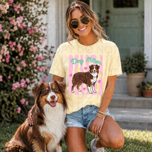 Load image into Gallery viewer, Dog Mom Wavy Pink Stripes Breed DROPDOWN TRANSFER UAC 26