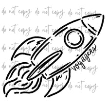 Load image into Gallery viewer, Doodle Single Color Mascots Dropdown TRANSFER