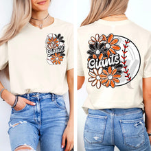 Load image into Gallery viewer, Floral Ball Baseball Team With Pocket DROPDOWN TRANSFER MMD APR