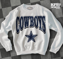 Load image into Gallery viewer, Football Team Faux Patch & Stitch Dropdown TRANSFER KPI