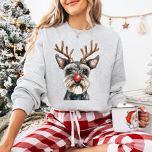 Load image into Gallery viewer, Christmas Red Nose Antler Dogs Dropdown TRANSFER