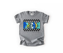 Load image into Gallery viewer, Checker Blue Pencil Plaid School Grades DROPDOWN TRANSFER