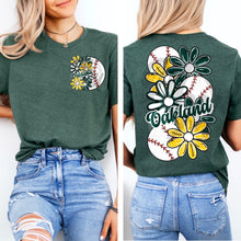 Load image into Gallery viewer, Floral Ball Baseball Team With Pocket DROPDOWN TRANSFER MMD APR