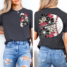 Load image into Gallery viewer, Floral Ball Baseball Team With Pocket DROPDOWN TRANSFER MMD APR