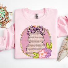 Load image into Gallery viewer, Bunny Circle Frame Floral Quote TRANSFER SDD JAN 26