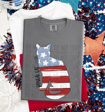 Load image into Gallery viewer, Patriotic Dog Designs Black Text SWD MAY DROPDOWN TRANSFER