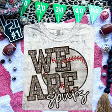 Load image into Gallery viewer, We Are Faux Embroidery Glitter Baseball Mascot TRANSFER CAP JAN