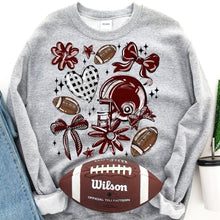 Load image into Gallery viewer, Play Ball Football Collage DROPDOWN TRANSFER BIA