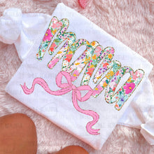 Load image into Gallery viewer, Floral Polka Gold Glitter Titles DROPDOWN TRANSFER CARTER APR 26