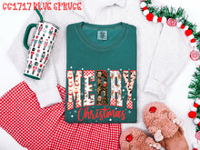 Load image into Gallery viewer, Merry Christmas Red White Plaid Santa TRANSFER ET OCT 25