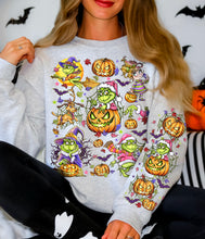 Load image into Gallery viewer, Spooky Green Guy Collage With Sleeve TRANSFER AGCM