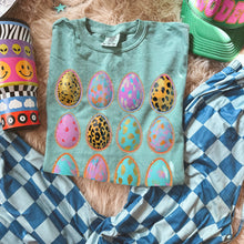Load image into Gallery viewer, Easter Eggs Gold Glitter Outline TRANSFER KAYNDI JAN 26