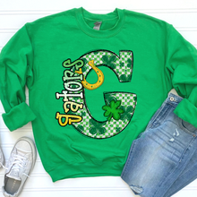 Load image into Gallery viewer, St Patrick’s Day Checkered Mascots DROPDOWN TRANSFER CSD JAN 26