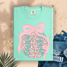 Load image into Gallery viewer, Floral Baseball Pink Bow TRANSFER TCC FEB 26