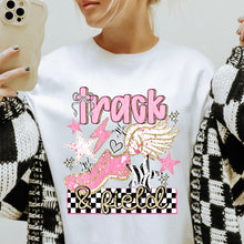 Load image into Gallery viewer, Track & Field Pink Stars TRANSFER DWS MAR 26