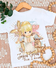 Load image into Gallery viewer, Jesus Loves Me This I Know Baby Angel TRANSFER AGCM MAR