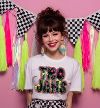 Load image into Gallery viewer, Mascots Pink Star Yellow Bow Stripes TRANSFER CST FEB 26