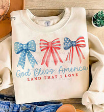 Load image into Gallery viewer, God Bless America Land That I Love Bow Trio TRANSFER