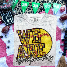 Load image into Gallery viewer, We Are Faux Embroidery Glitter Softball Mascot TRANSFER CAP JAN
