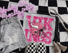 Load image into Gallery viewer, PINK Football Team Helmet Faux Embroidery DROPDOWN TRANSFER TGG