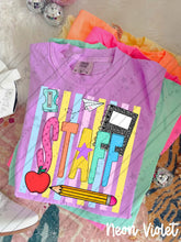 Load image into Gallery viewer, Pastel Stripes Pencil Apple School Grades & Occupations DROPDOWN TRANSFER CARTER JUNE 26