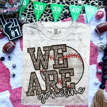 Load image into Gallery viewer, We Are Faux Embroidery Glitter Baseball Mascot TRANSFER CAP JAN
