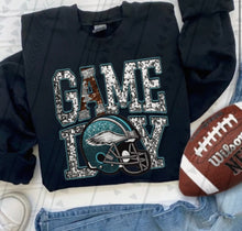 Load image into Gallery viewer, Game Day Team Helmet Faux Embroidery DROPDOWN TRANSFER TGG