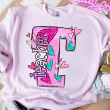 Load image into Gallery viewer, Valentines Careers Polka Letters DROPDOWN TRANSFER CSD JAN 26