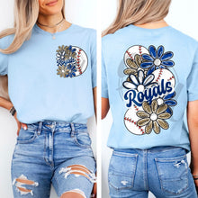 Load image into Gallery viewer, Floral Ball Baseball Team With Pocket DROPDOWN TRANSFER MMD APR