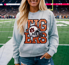 Load image into Gallery viewer, Football Team Helmet Faux Embroidery DROPDOWN TRANSFER TGG