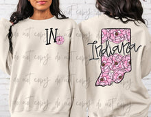 Load image into Gallery viewer, Floral Whimsy States With Pocket(ALL 50 STATES AVAILABLE) OPTION TRANSFER BIA