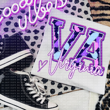 Load image into Gallery viewer, Perfectly Purple State(all 50 states available) TRANSFER ECHT MAR