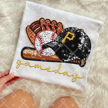 Load image into Gallery viewer, Gameday Sequin Baseball Hat Glove Teams Dropdown TRANSFER CCD INS
