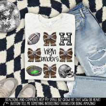 Load image into Gallery viewer, Rhinestone Bow Mascot Collage DROPDOWN TRANSFER