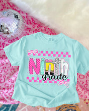 Load image into Gallery viewer, Checker Pink Dalmatian Purple Plaid School Grades DROPDOWN TRANSFER