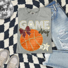 Load image into Gallery viewer, Dalmatian Game Day Basketball With Bow DROPDOWN TRANSFER CAP FEB