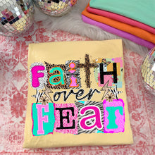 Load image into Gallery viewer, Faith Over Fear Leopard Zebra Magazine Cutout TRANSFER DWS FEB 26