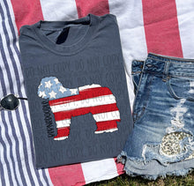 Load image into Gallery viewer, Patriotic Dog Designs Black Text SWD MAY DROPDOWN TRANSFER